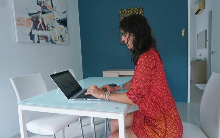 woman with reliable home network system